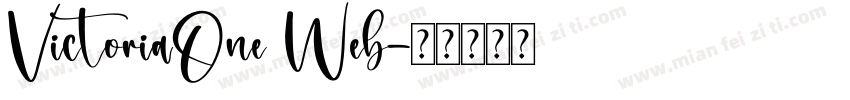 VictoriaOne Web字体转换
